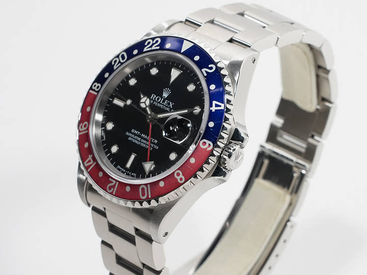 ロレックス GMTマスター Ref.16700 ステンレススチール ブラック文字盤 オイスターブレスレット