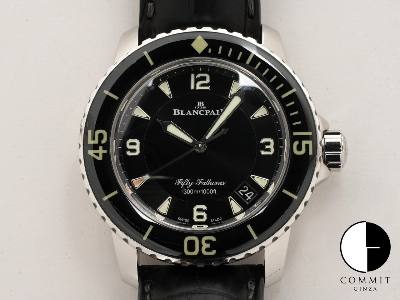Blancpain Fifty Fathoms Ref.5015-1130-52A Stainless Steel Black Dial
