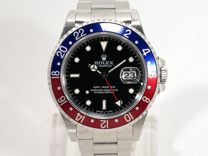 ロレックス GMTマスター Ref.16700 ステンレススチール ブラック文字盤 オイスターブレスレット