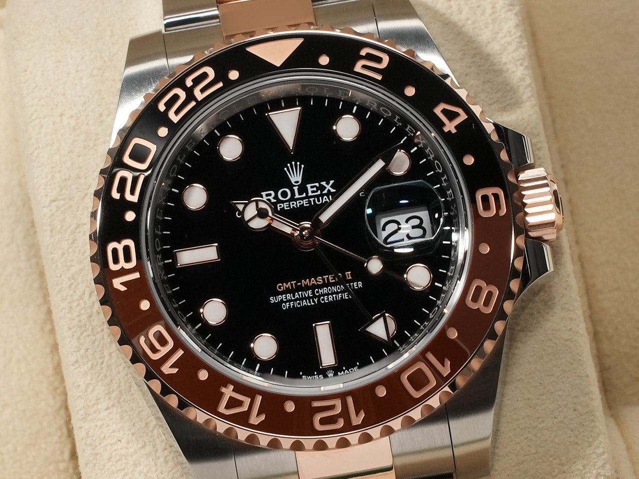 Rolex GMT Master II Ref.126711CHNR SS/ERG Black Dial