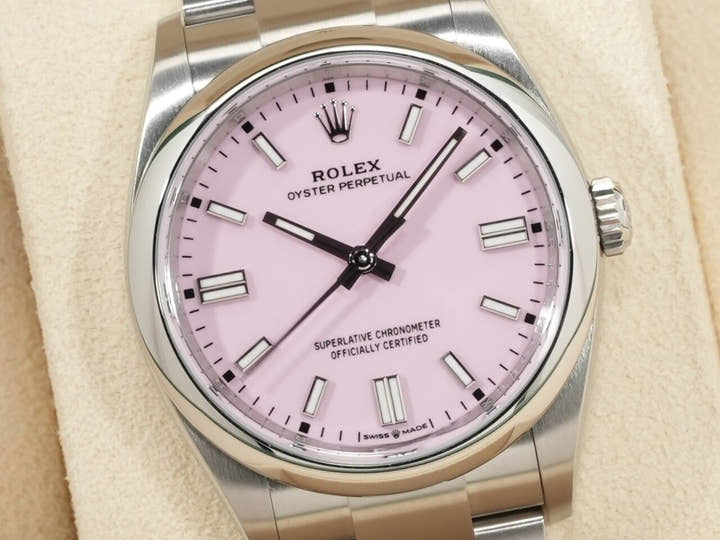 Rolex Oyster Perpetual 36 Ref. 126000 Stainless Steel Candy Pink Dial