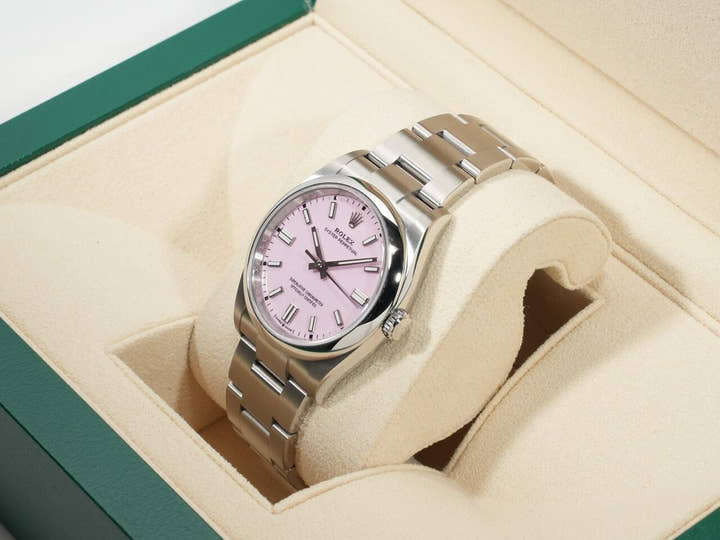 Rolex Oyster Perpetual 36 Ref. 126000 Stainless Steel Candy Pink Dial