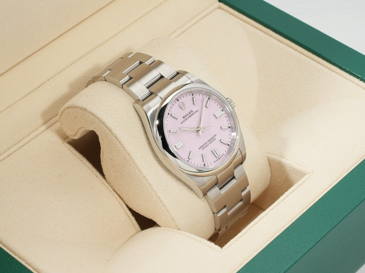 Rolex Oyster Perpetual 36 Ref.126000 SS Candy Pink Dial