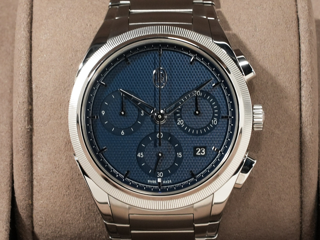 Parmigiani Fleurier Tonda PF Chronograph Ref.PFC915-1020001-100182 SS Blue Dial