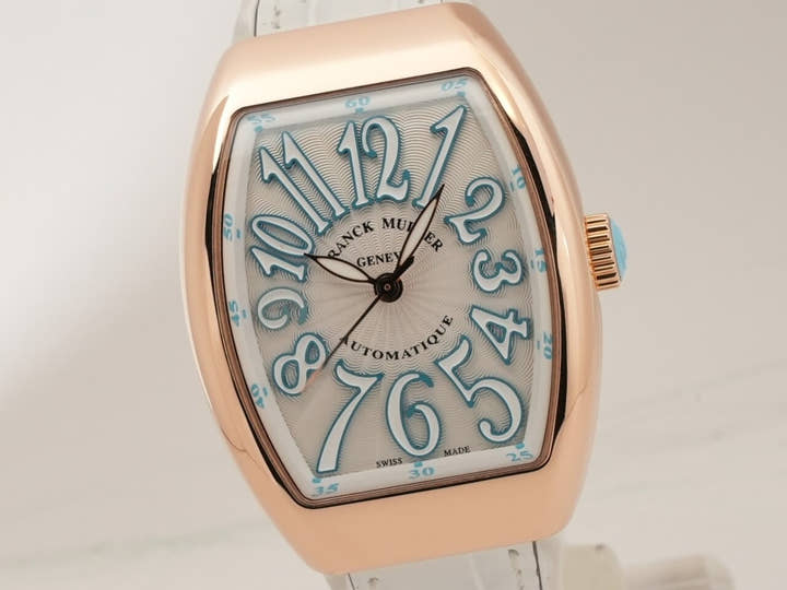 フランクミュラー ヴァンガード Ref.V32SCATFO 5NBL ホワイト文字盤 美中古 F90367VM