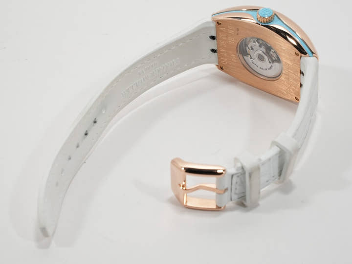 フランクミュラー ヴァンガード Ref.V32SCATFO 5NBL ホワイト文字盤 美中古 F90367VM