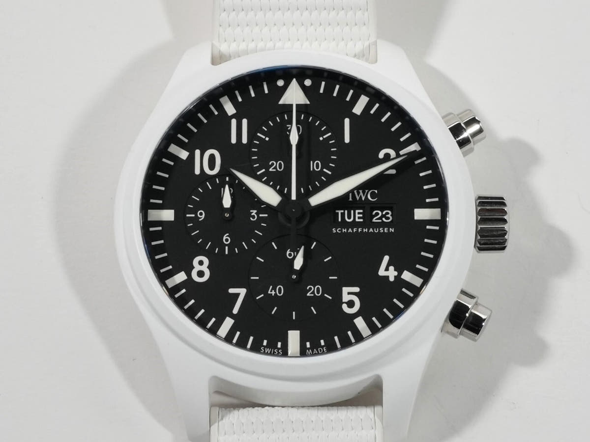 IWC パイロットウォッチ クロノグラフ トップガン レイク タホ Ref.IW389105 ブラック文字盤 中古 9cbw886p