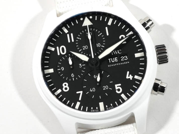 IWC パイロットウォッチ クロノグラフ トップガン レイク タホ Ref.IW389105 ブラック文字盤 中古 9cbw886p