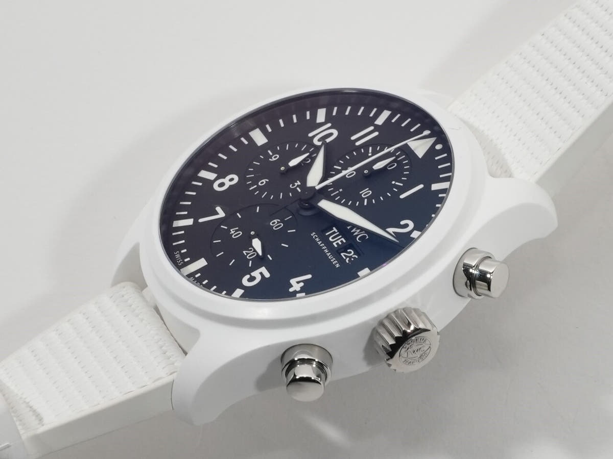 IWC パイロットウォッチ クロノグラフ トップガン レイク タホ Ref.IW389105 ブラック文字盤 中古 9cbw886p