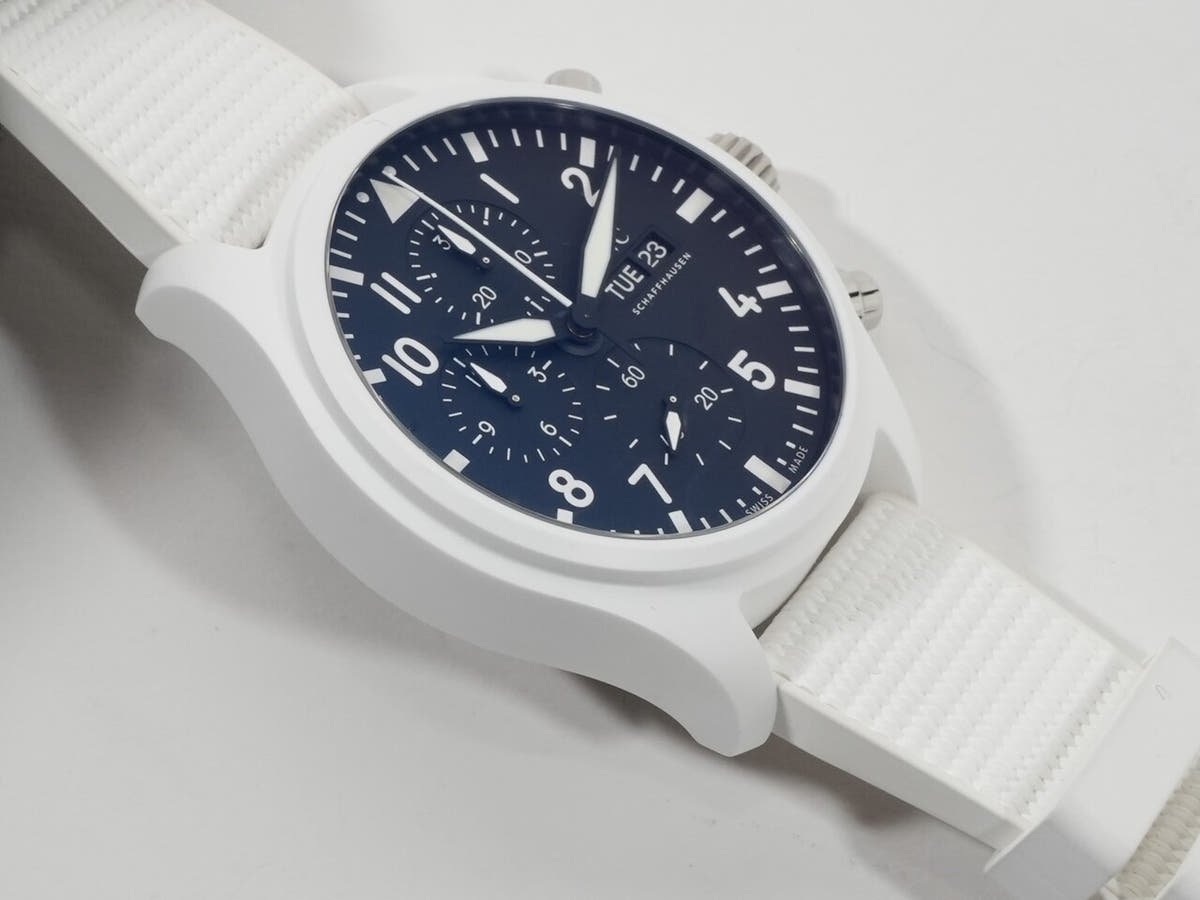 IWC パイロットウォッチ クロノグラフ トップガン レイク タホ Ref.IW389105 ブラック文字盤 中古 9cbw886p