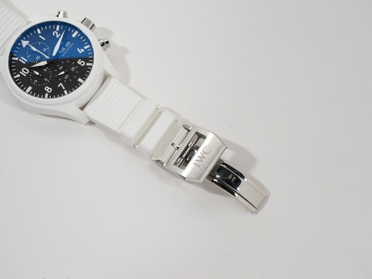 IWC パイロットウォッチ クロノグラフ トップガン レイク タホ Ref.IW389105 ブラック文字盤 中古 9cbw886p