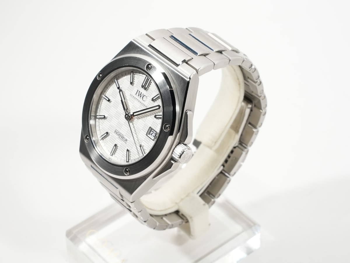 IWC インヂュニア オートマティック 40 Ref.IW328902 ホワイト文字盤 美品 4kcacxmo