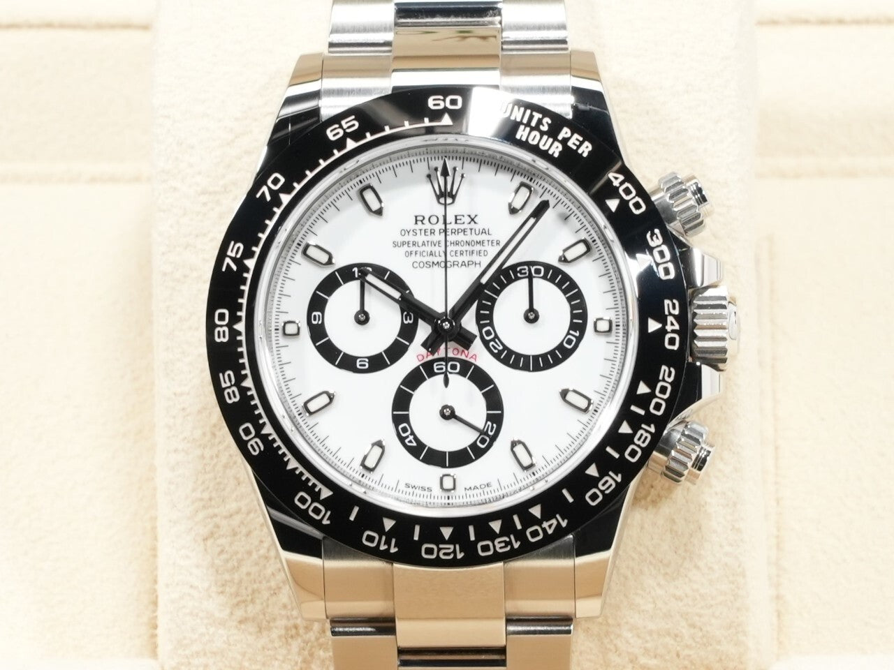 Rolex Daytona Ref.116500LN SS White Dial