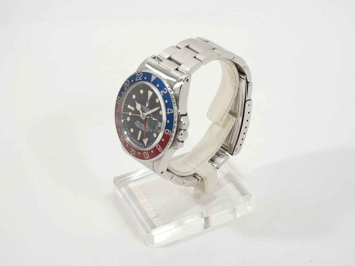 ロレックス GMTマスター Ref.1675 ブラック文字盤 中古 gcpztr62
