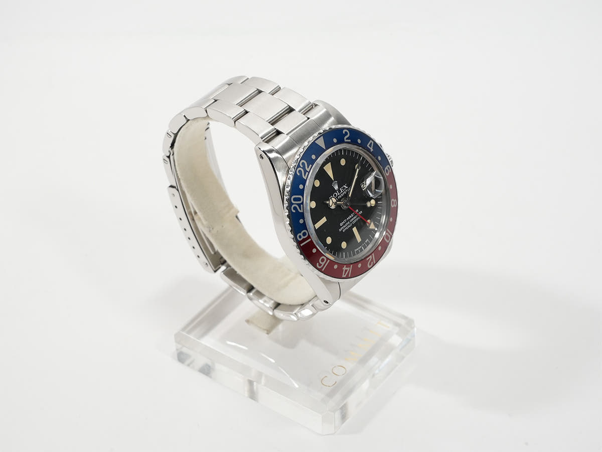 ロレックス GMTマスター Ref.1675 ブラック文字盤 中古 gcpztr62
