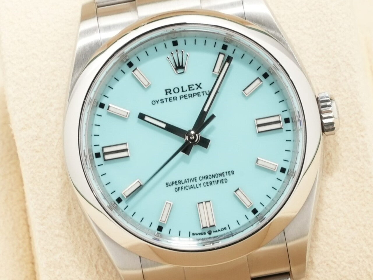 Rolex Oyster Perpetual 36 Ref.126000 SS Turquoise Dial