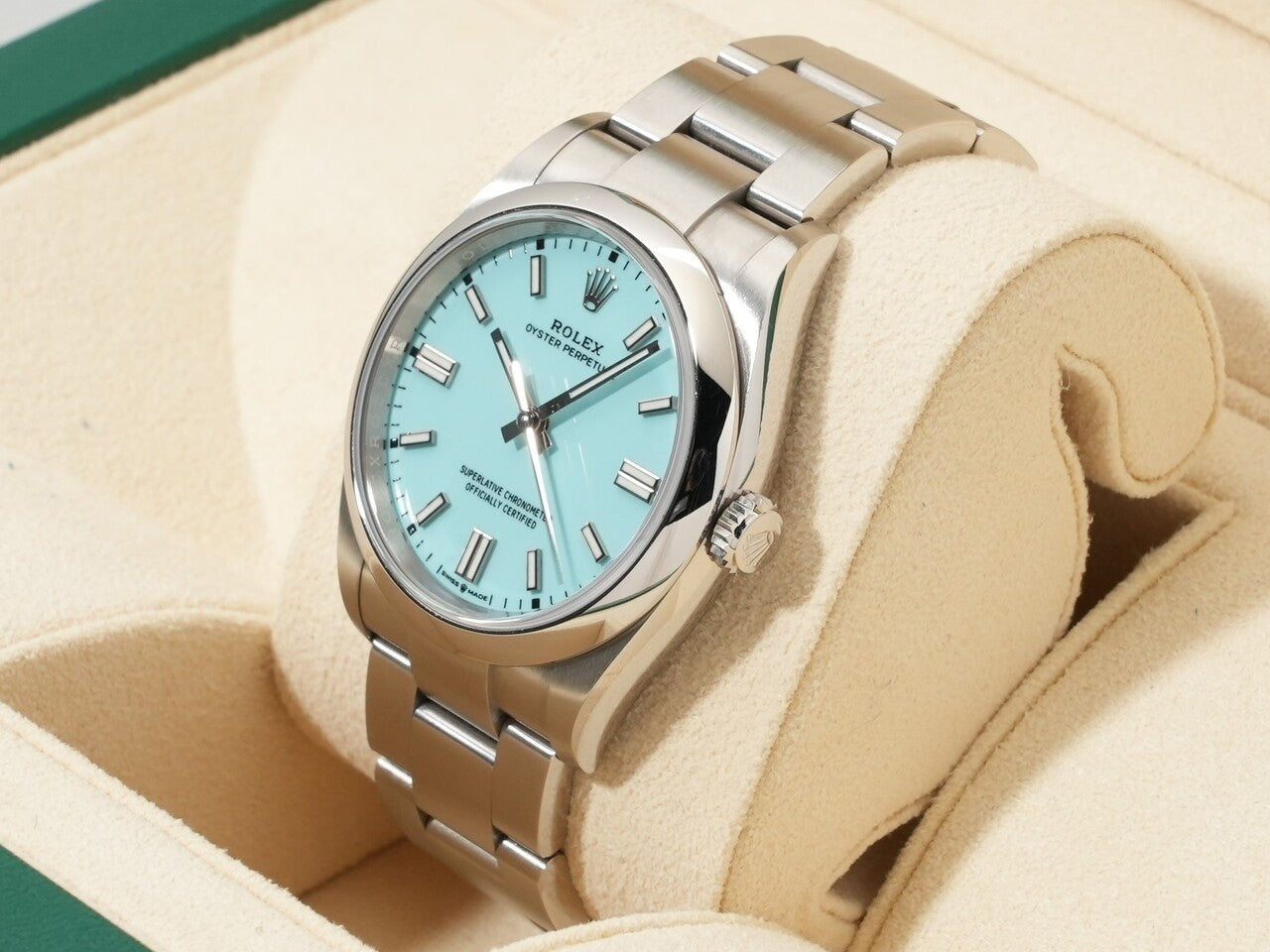 Rolex Oyster Perpetual 36 Ref.126000 SS Turquoise Dial