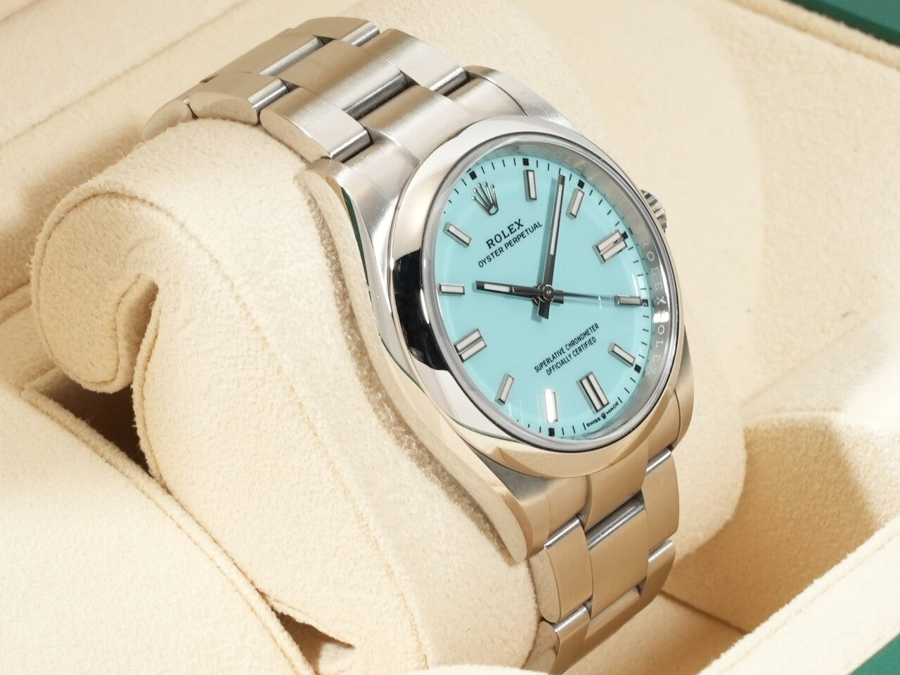 Rolex Oyster Perpetual 36 Ref.126000 SS Turquoise Dial