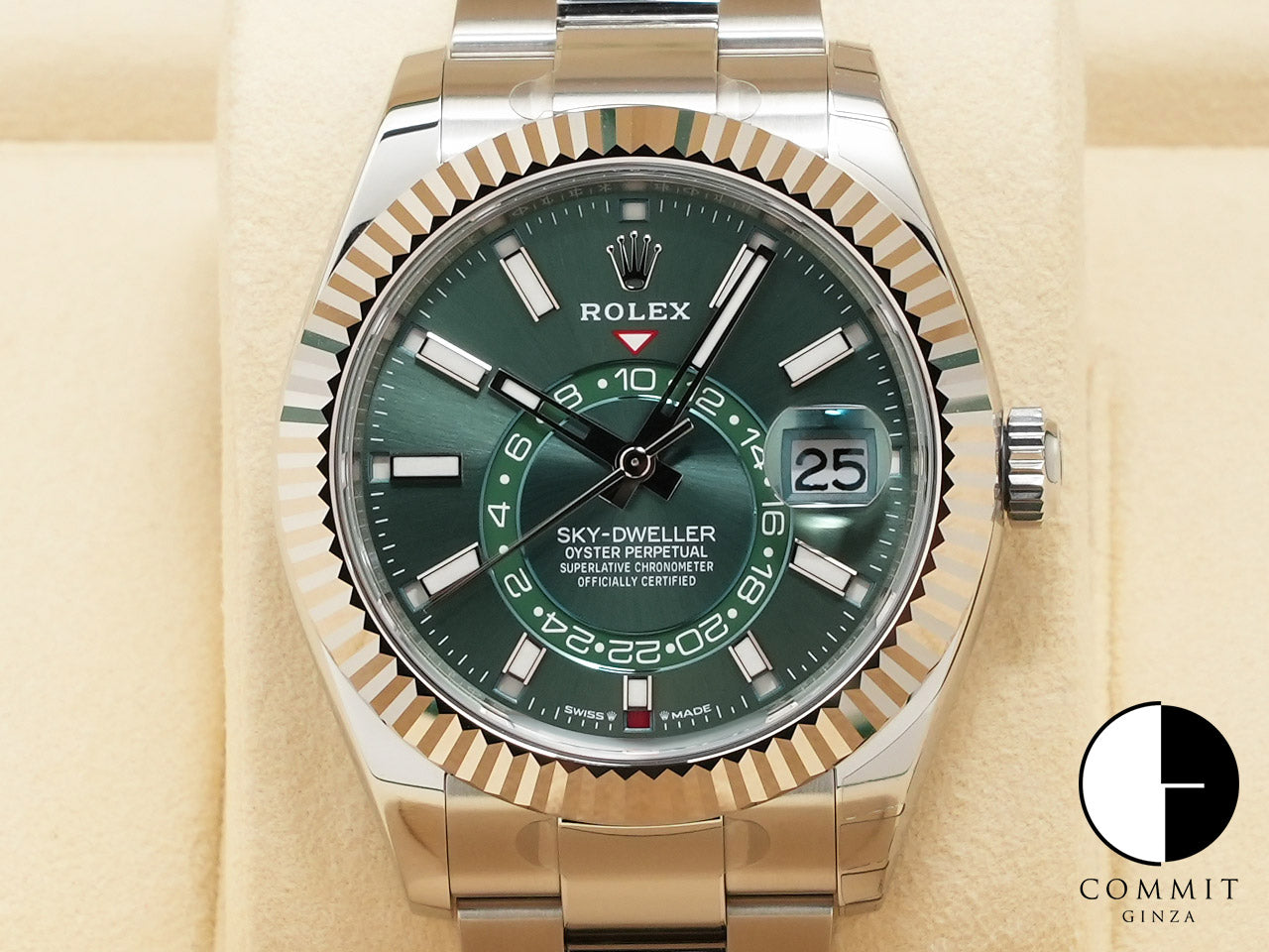 Rolex Sky-Dweller Ref.336934 SS/WG Mint Green Dial