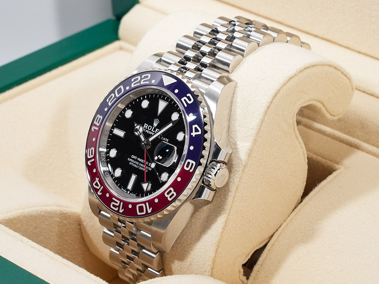 Rolex GMT Master II Ref.126710BLRO SS Black Dial