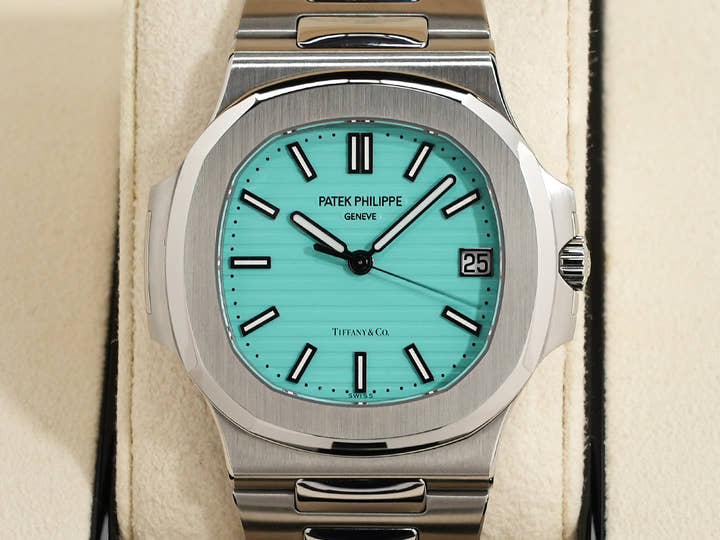 パテックフィリップ ノーチラス TIFFANY＆CO. Ref.5711/1A-018 ステンレススチール ティファニー ターコイズ文字盤