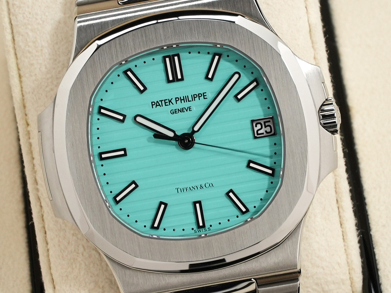 Patek Philippe Nautilus TIFFANY&amp;CO. Ref.5711/1A-018 SS Tiffany Turquoise Dial