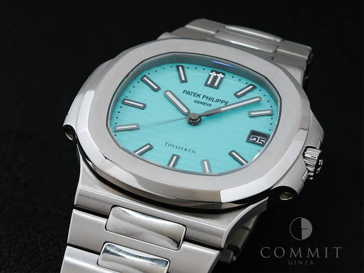 パテックフィリップ ノーチラス TIFFANY＆CO. Ref.5711/1A-018 ステンレススチール ティファニー ターコイズ文字盤