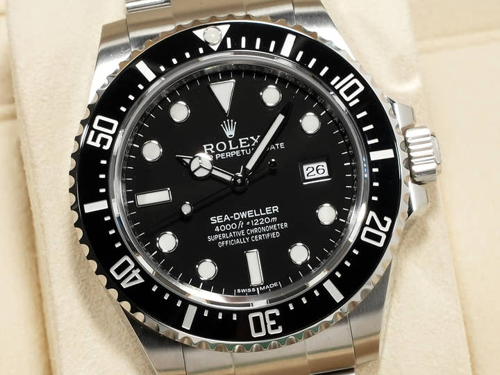 ロレックス シードゥエラー 4000 Ref.116600 ステンレススチール ブラック文字盤