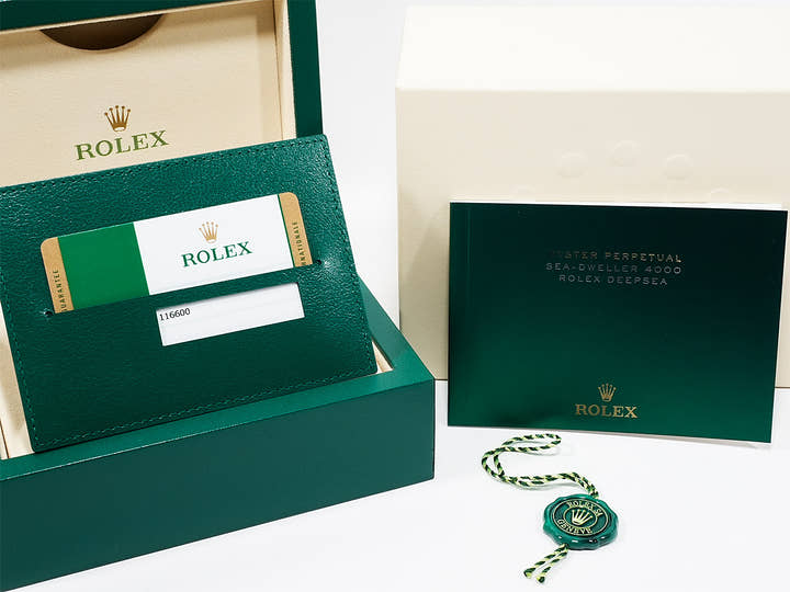 ロレックス シードゥエラー 4000 Ref.116600 ステンレススチール ブラック文字盤