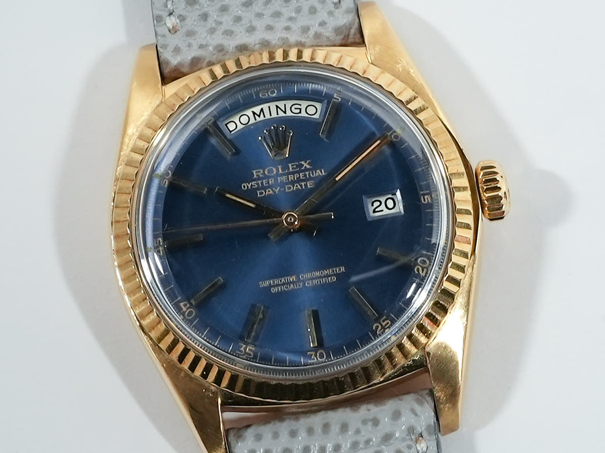 ロレックス デイデイト36 Ref.1803 ブルー文字盤 中古 pyar9jz2