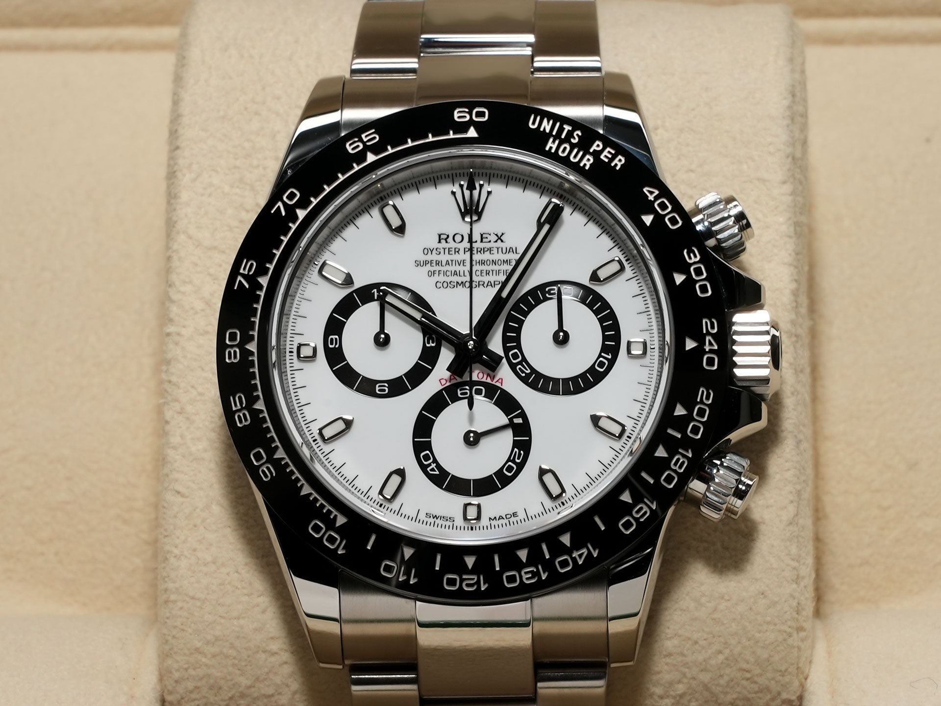 Rolex Daytona Ref.116500LN SS White Dial