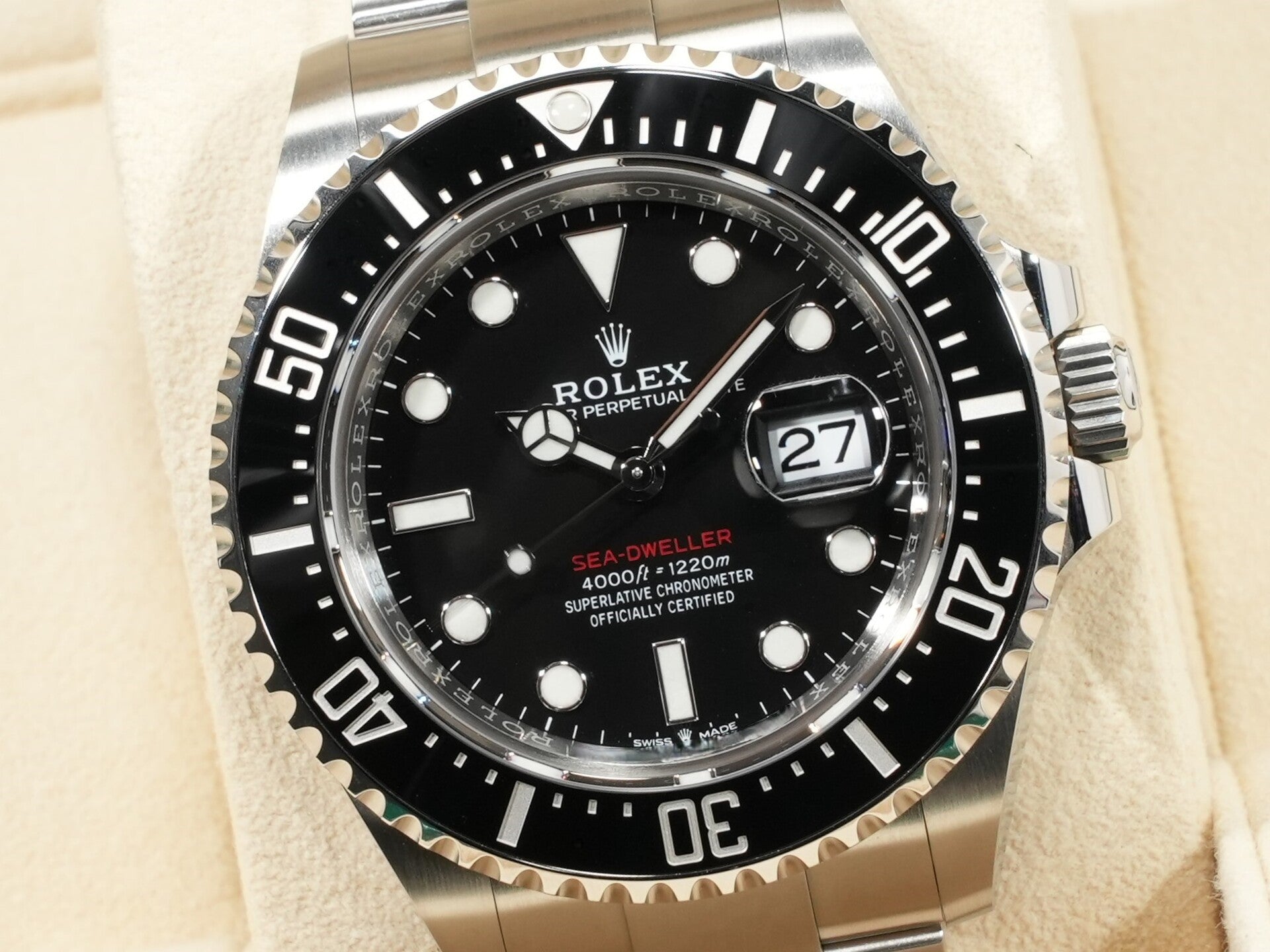 Rolex Sea-Dweller Ref.126600 SS Black Dial