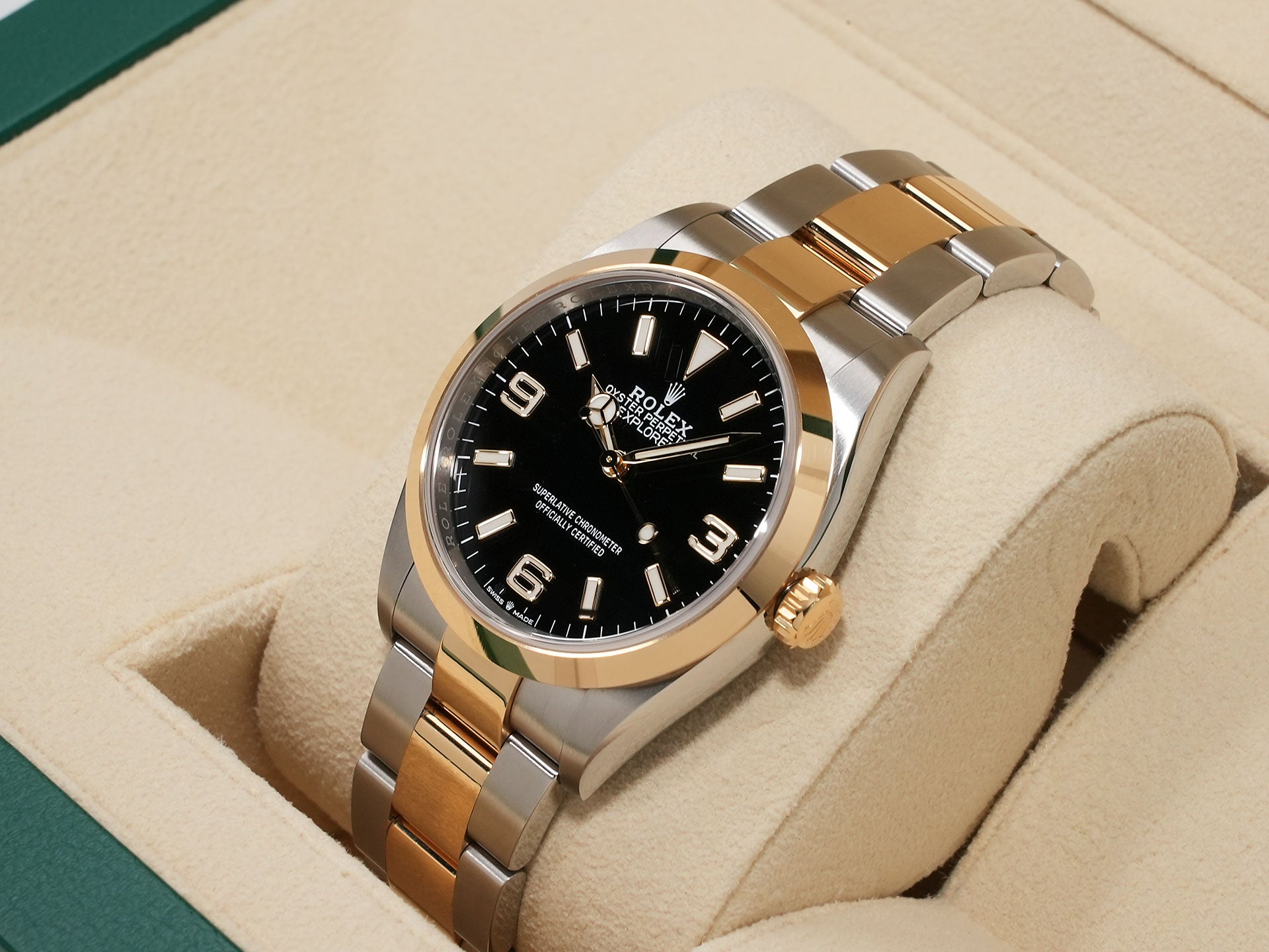 Rolex Explorer 36 Ref.124273 SS/YG Black Dial