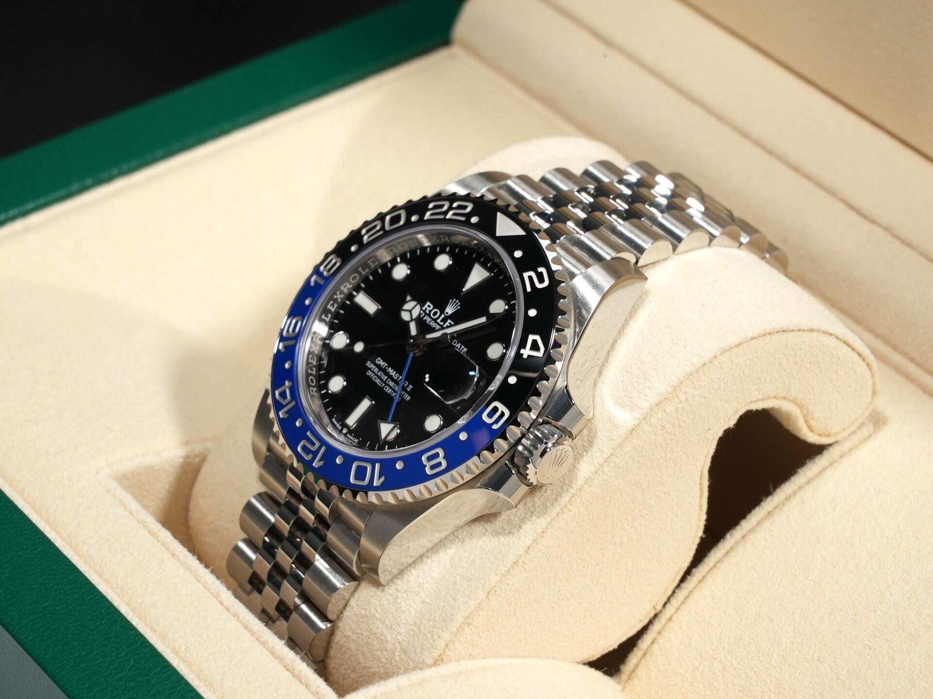 Rolex GMT Master II Ref.126710BLNR SS Black Dial