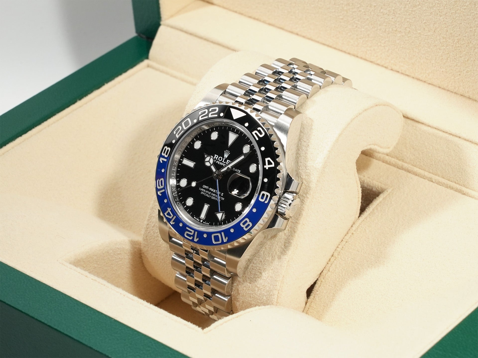 Rolex GMT Master II Ref.126710BLNR SS Black Dial