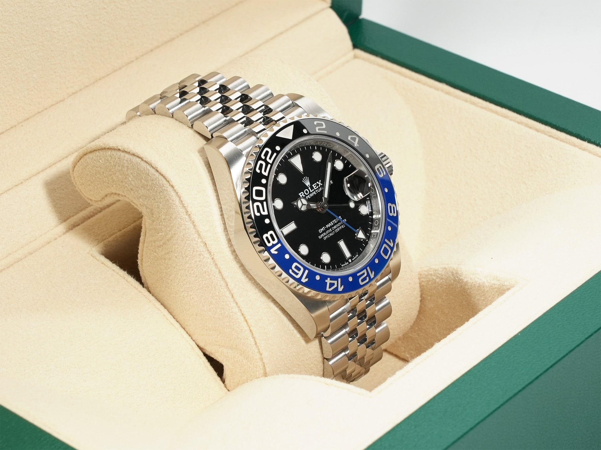 Rolex GMT Master II Ref.126710BLNR SS Black Dial