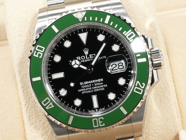 ロレックス サブマリーナー デイト Ref.126610LV ステンレススチール ブラック文字盤