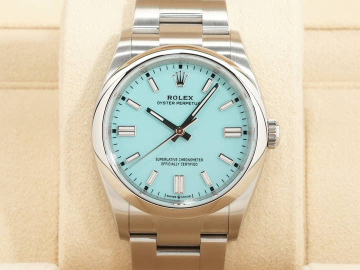 ロレックス オイスターパーペチュアル36 Ref.126000 ステンレススチール ターコイズ文字盤