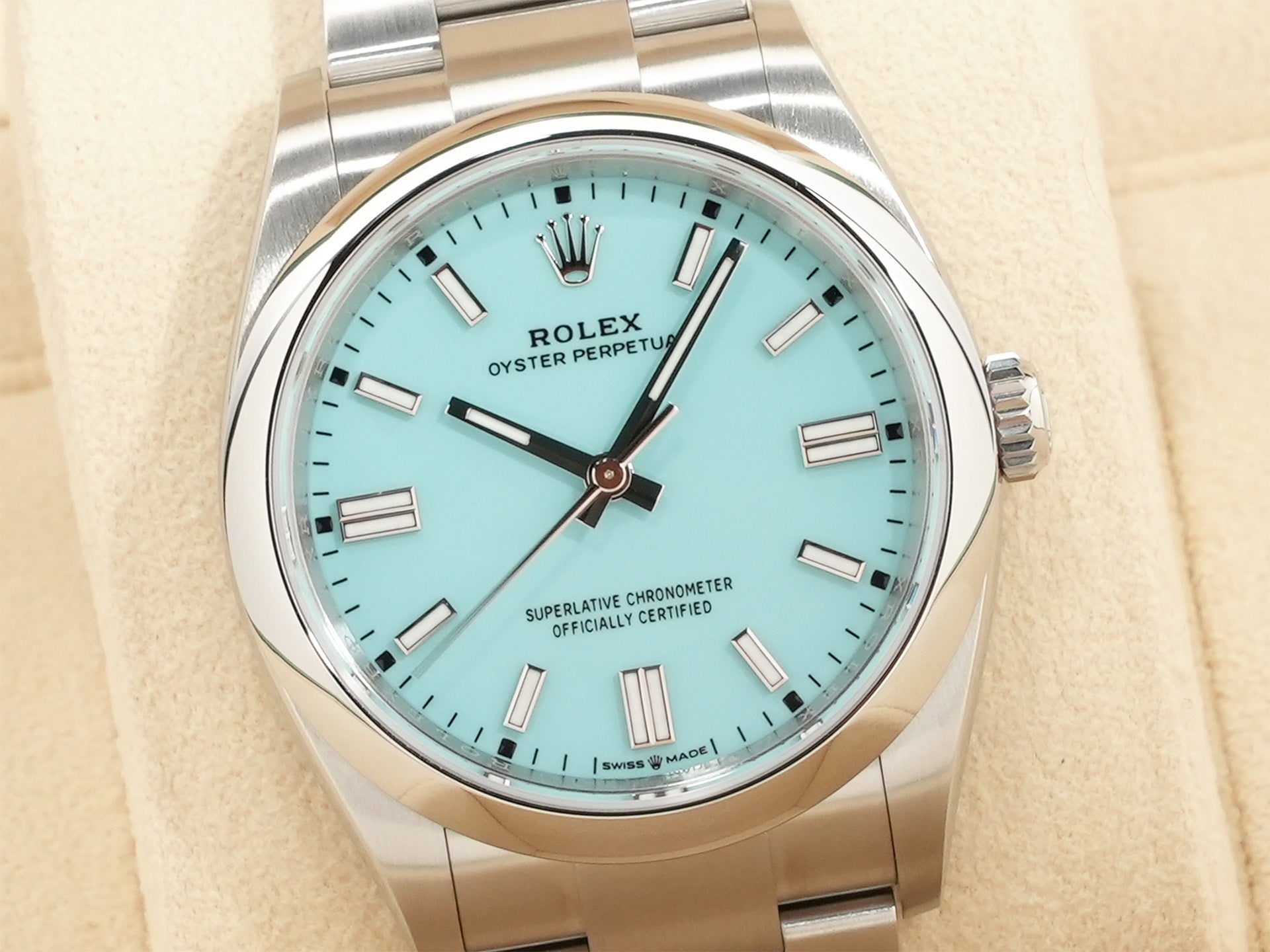 Rolex Oyster Perpetual 36 Ref.126000 SS Turquoise Dial