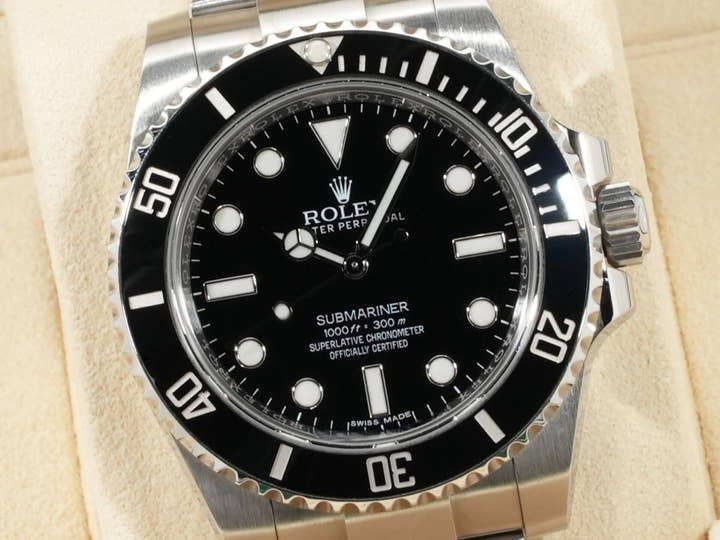 ロレックス サブマリーナー ノンデイト Ref.114060 ステンレススチール ブラック文字盤