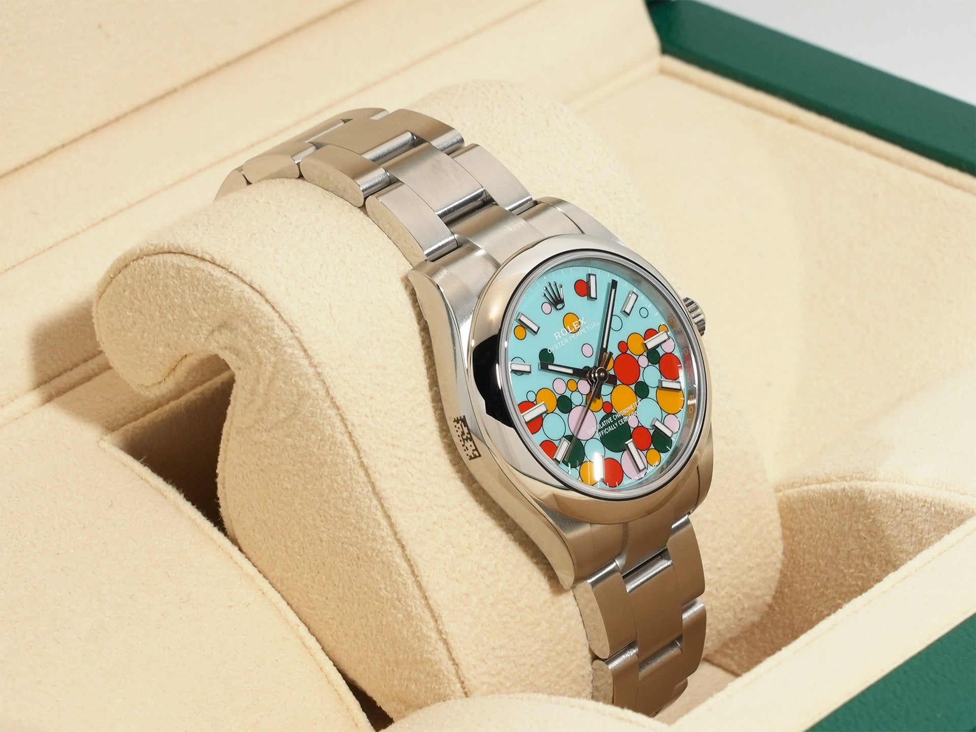 Rolex Oyster Perpetual 31 Ref.277200 SS Celebration motif dial