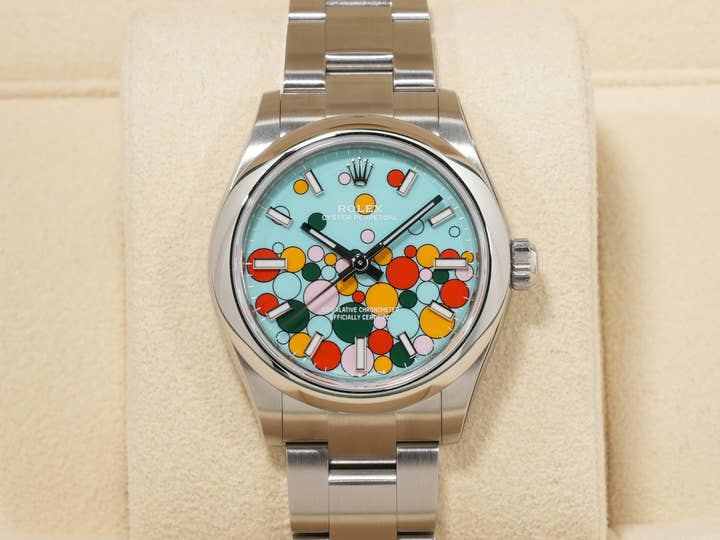 ロレックス オイスターパーペチュアル31 Ref.277200 ステンレススチール セレブレーションモチーフ文字盤