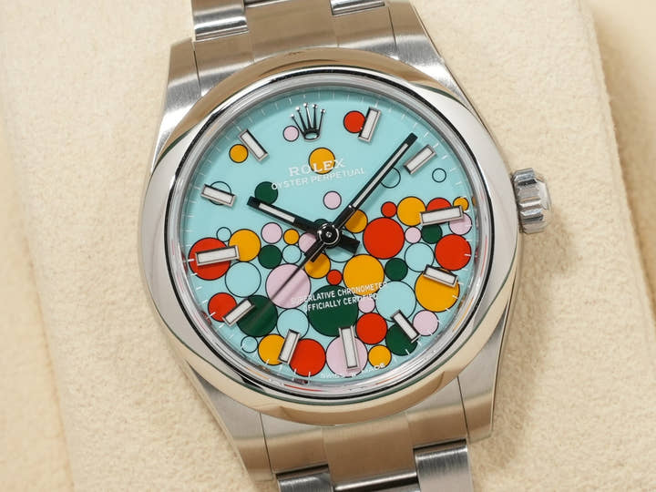 ロレックス オイスターパーペチュアル31 Ref.277200 ステンレススチール セレブレーションモチーフ文字盤