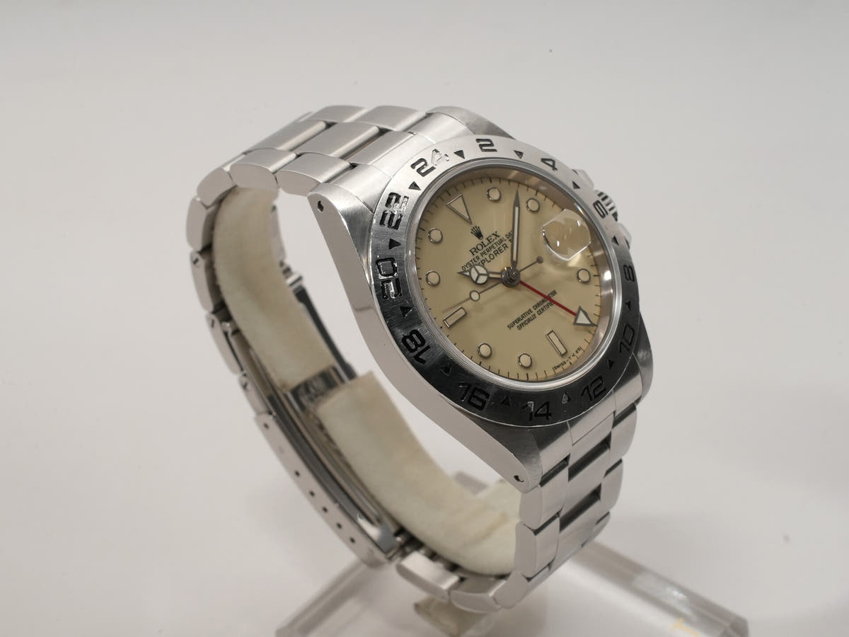 ロレックス エクスプローラーII Ref.16550 アイボリー文字盤 中古 39T9M207