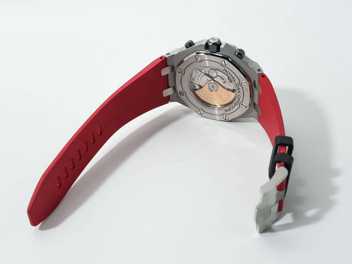 オーデマピゲ ロイヤルオーク オフショア クロノグラフ Ref.26470ST.OO.A101CR.01 ステンレススチール ブラック（メガタペストリー）文字盤