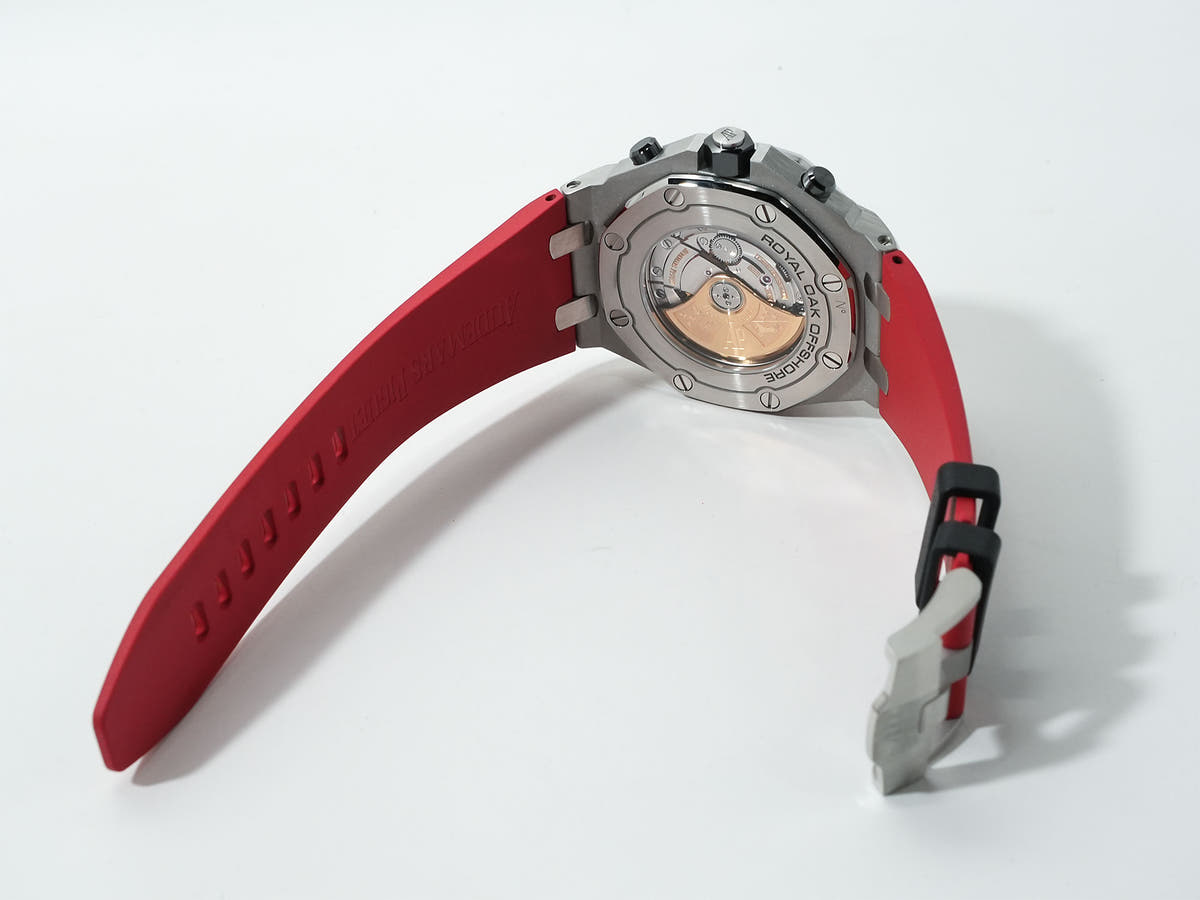 オーデマピゲ ロイヤルオーク オフショア クロノグラフ Ref.26470ST.OO.A101CR.01 ブラック（メガタペストリー）文字盤 美品 55RTF126
