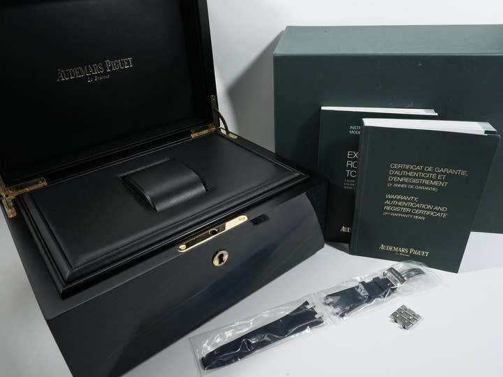 オーデマピゲ ロイヤルオーク トゥールビヨン エクストラ シン Ref.26510ST.OO.1220ST.01 ステンレススチール ブルー文字盤