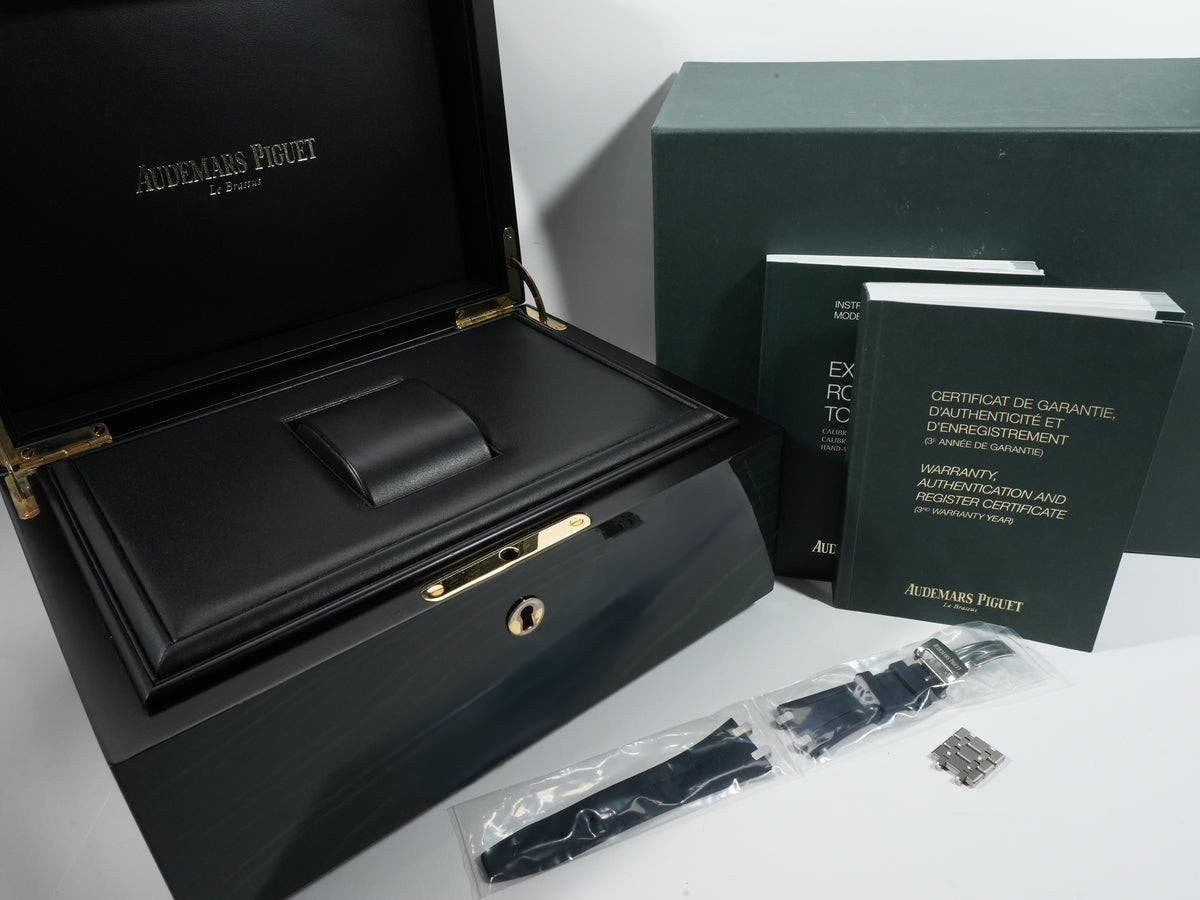 オーデマピゲ ロイヤルオーク トゥールビヨン エクストラシン Ref.26510ST.OO.1220ST.01 ブルー文字盤 美中古 crsaavmp