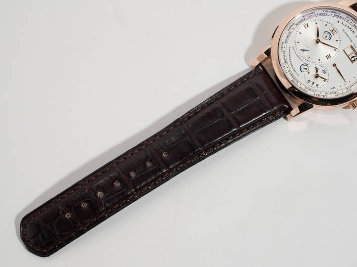 A.ランゲ＆ゾーネ ランゲ1 タイムゾーン Ref.116.032 シルバー文字盤 美品 9AV5Y439