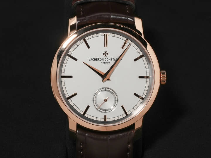 ヴァシュロンコンスタンタン トラディショナル マニュアルワインディング Ref.82172/000R-9382 シルバー文字盤 美品 bohz2p5y
